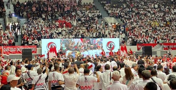 Puncak Musra di Istora Senayan, Jokowi Disambut Riuh Relawan